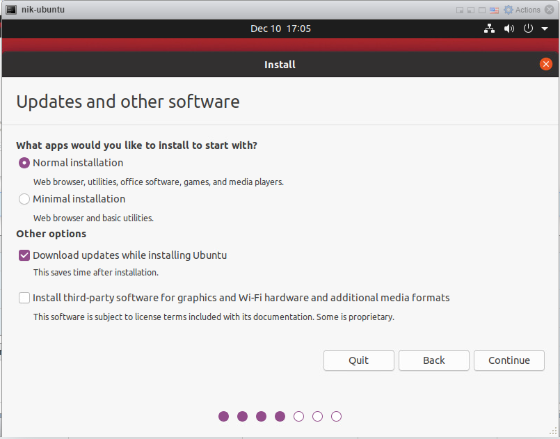 How to install Ubuntu 20/04 Desktop - Updates and other software.