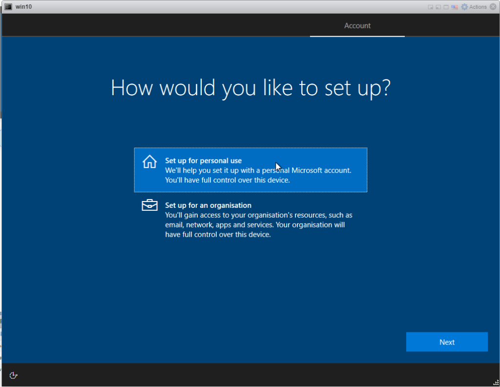 Installing Windows 10 Pro - personal use