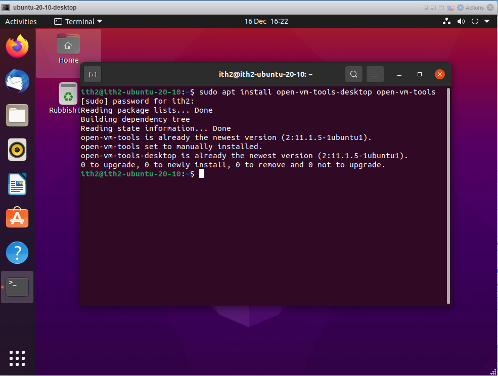 Ubuntu 20.10 - Installed
