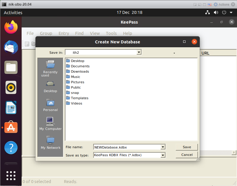 How to install Keepass on Ubuntu 20.04: