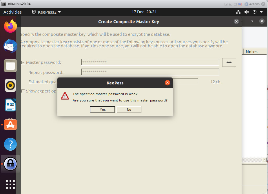 How to install Keepass on Ubuntu 20.04: