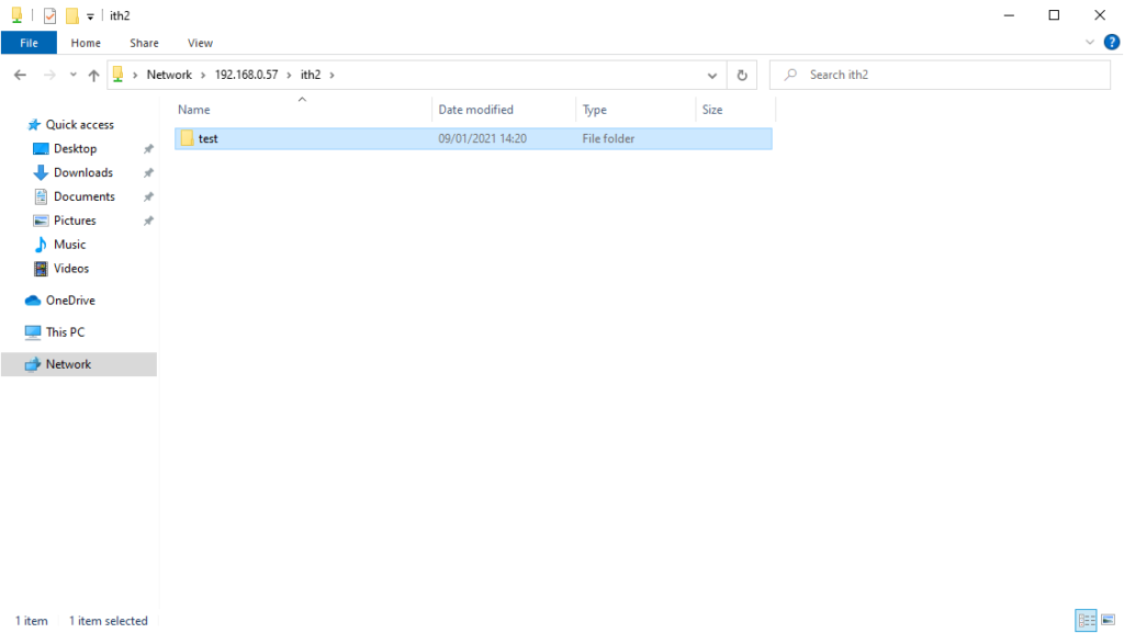 image 40 create test folder
