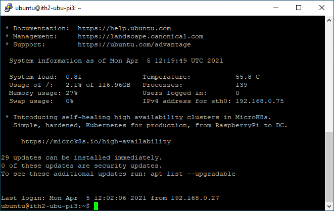 Initial Ubuntu Server 20.04 setup on a freshly installed Ubuntu 20.04 server