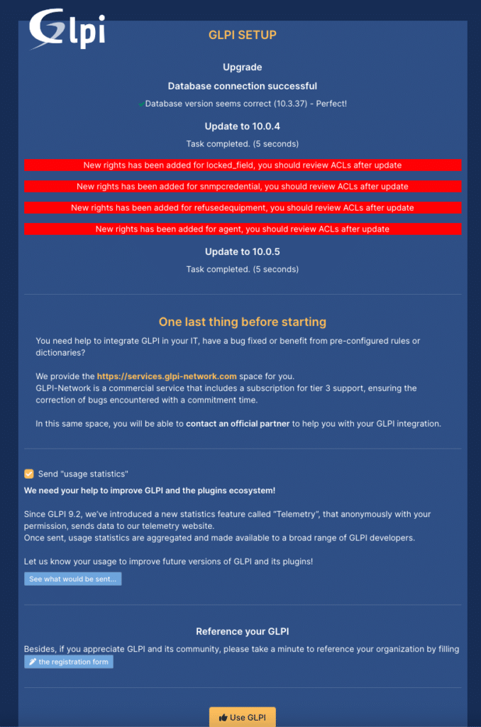 Screenshot 2023 01 20 at 19.41.19 How to Update GLPI 10