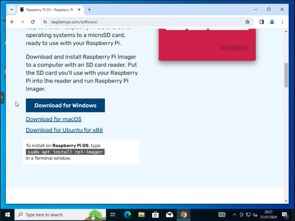 Install Ubuntu 22.04 Server on micro SD card for Raspberry PI