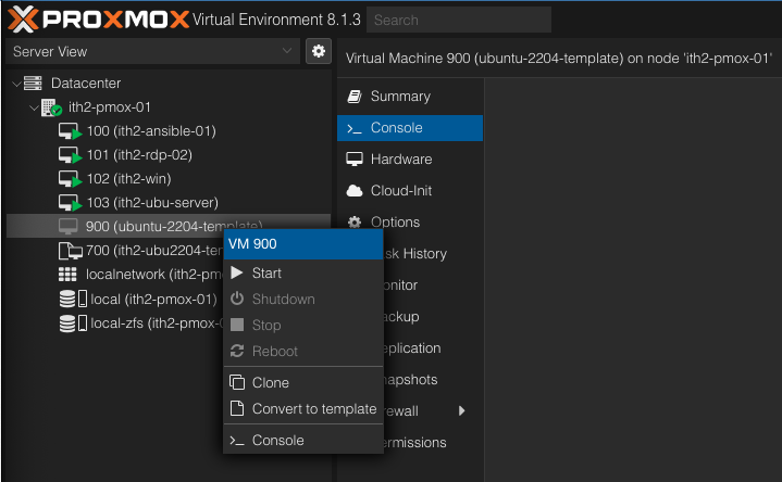 Create Ubuntu 22.04 Server Proxmox VM Template
