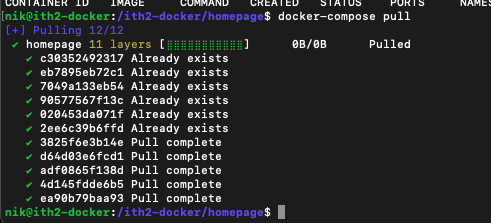 Upgrade Homepage Dashboard Docker Compose Container to latest version